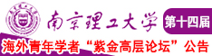 大鸡巴操嫩B南京理工大学第十四届海外青年学者紫金论坛诚邀海内外英才！